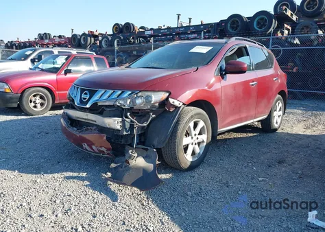 2009 Nissan Murano Sl z USA, uszkodzony, nr VIN JN8AZ18U09W006628